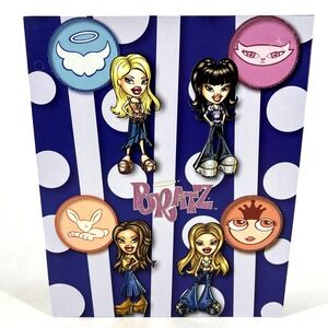 Vintage Bratz Pocket Portfolio Folder Y2K Doll MGA Glitter